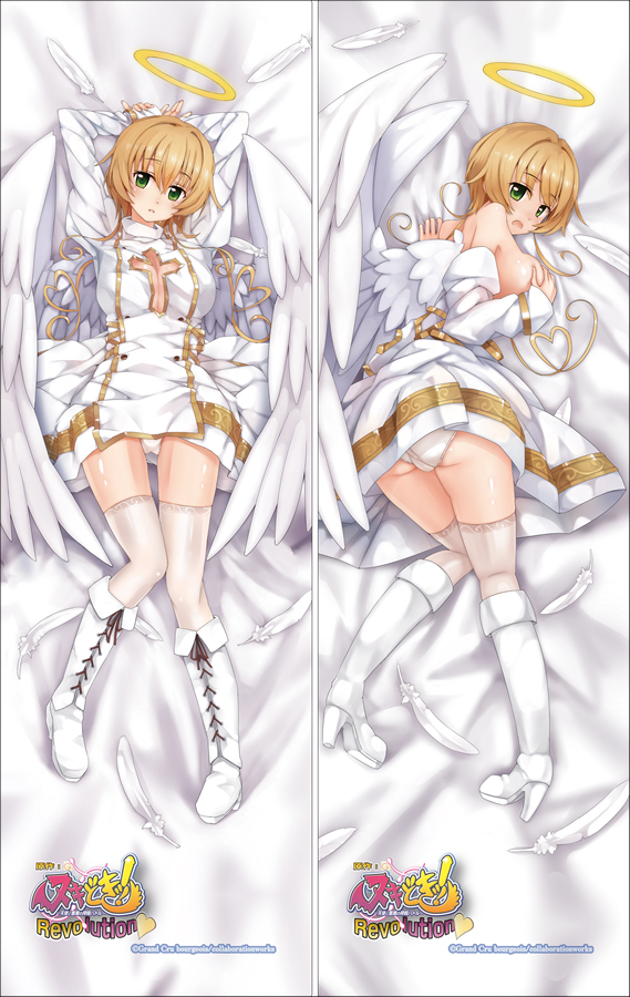 Nuki Dokki - Angel and Devils Battle of Exhale - Sera Mitra Irene Anime Dakimakura Pillow Cover
